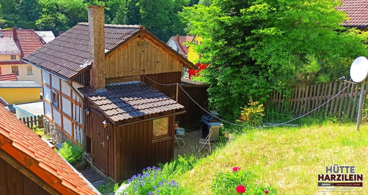 Arode Huette Harzilein - Romantic Tiny House On The Edge Of The Forest Zorge Bagian luar foto