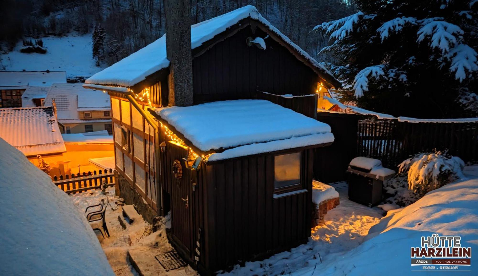 Arode Huette Harzilein - Romantic Tiny House On The Edge Of The Forest Zorge Bagian luar foto