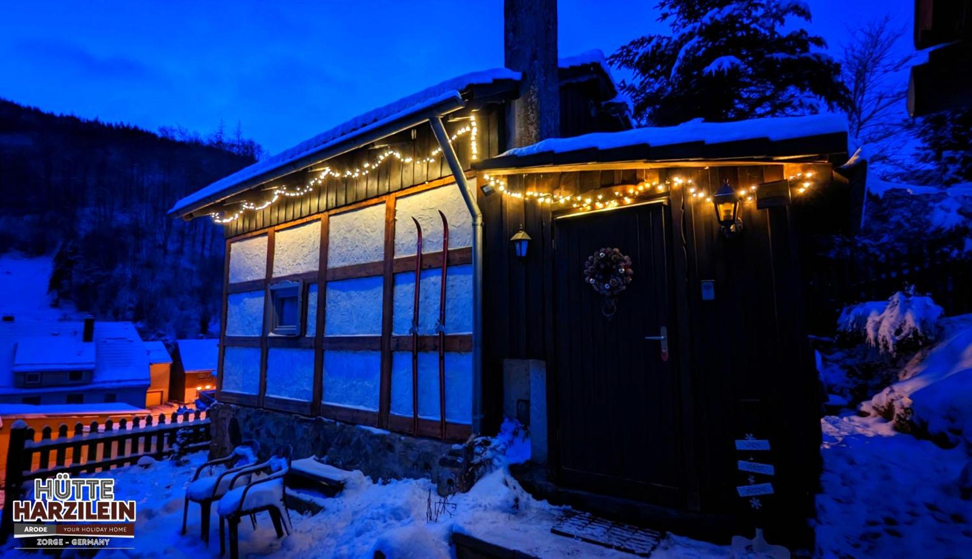 Arode Huette Harzilein - Romantic Tiny House On The Edge Of The Forest Zorge Bagian luar foto